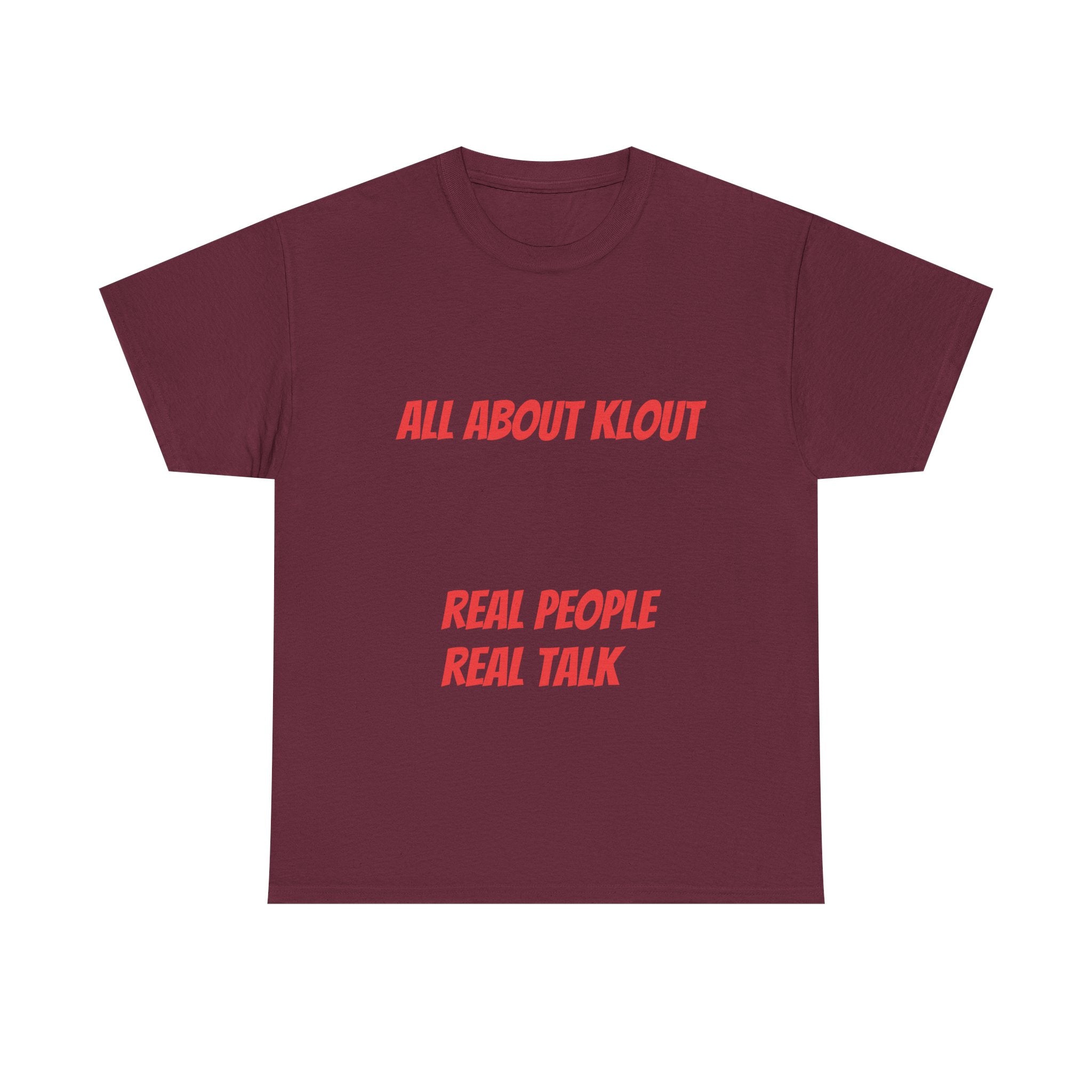 All About Klout Unisex Heavy Cotton Tee