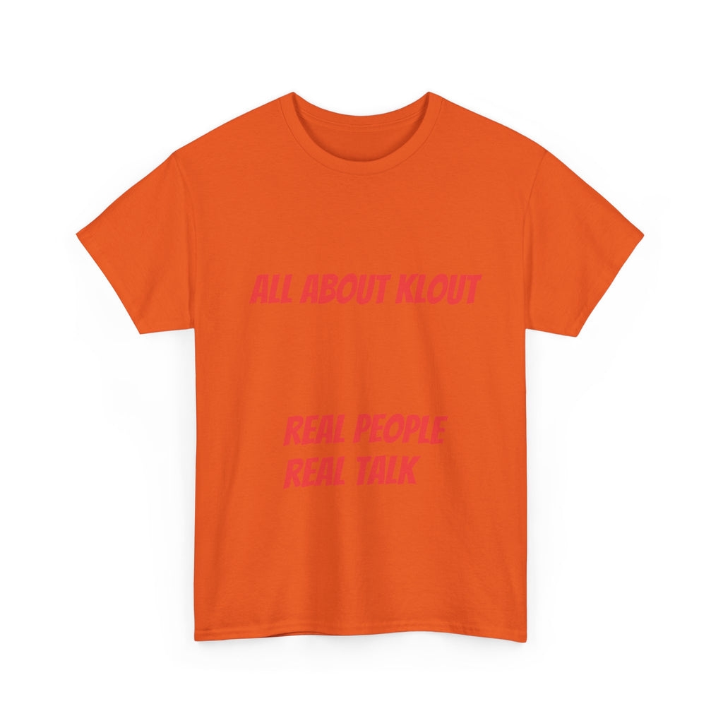 All About Klout Unisex Heavy Cotton Tee