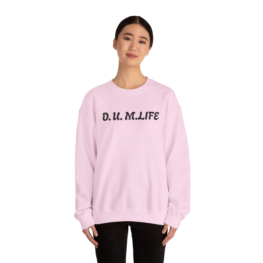 D.U.M. LIFE Crewneck Sweatshirt — Dreaded Urban Male Graphic Crewneck