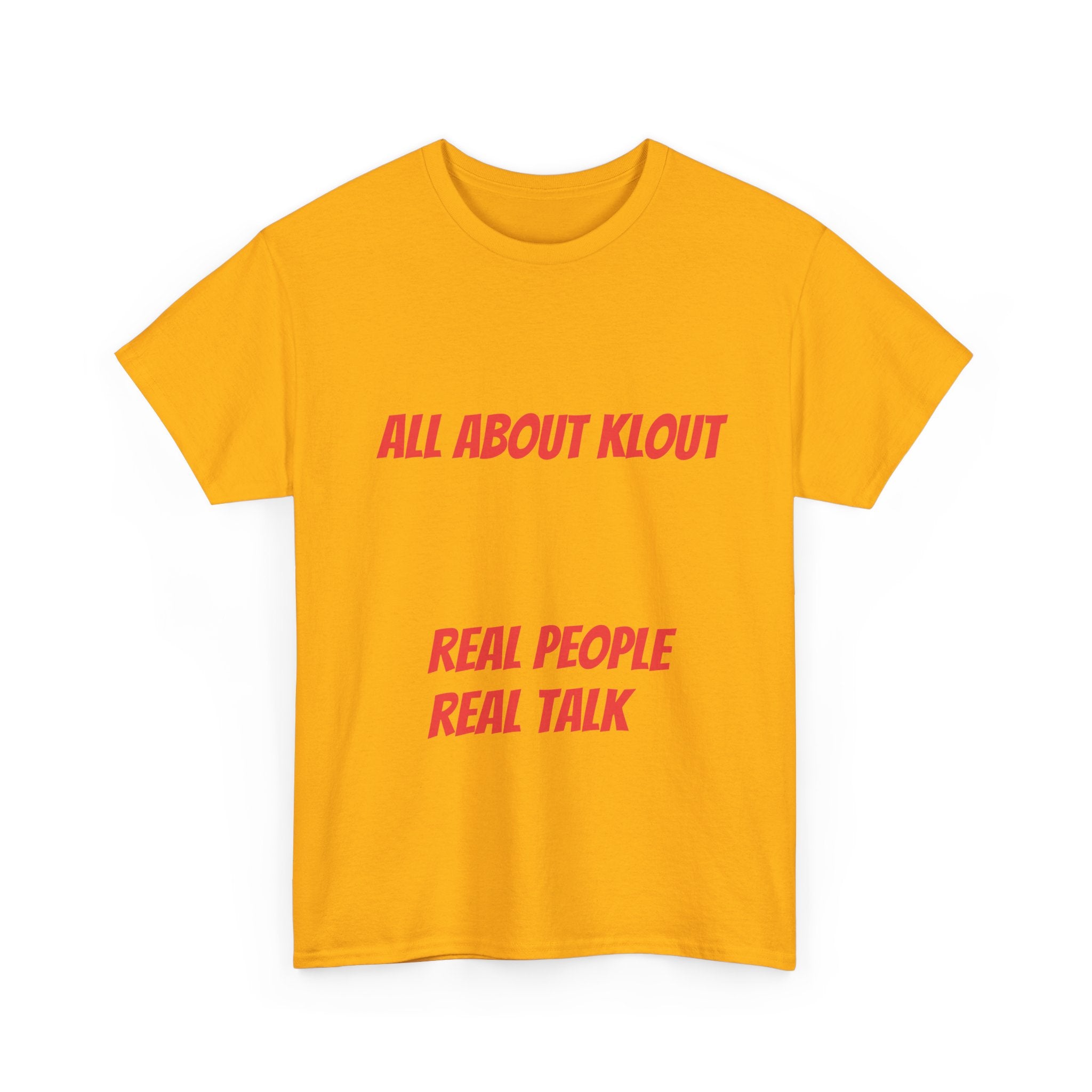 All About Klout Unisex Heavy Cotton Tee