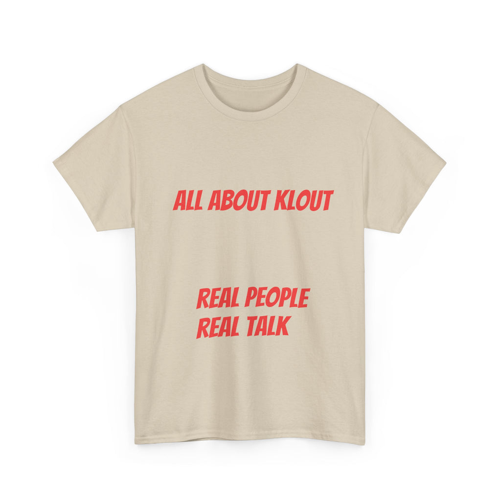 All About Klout Unisex Heavy Cotton Tee