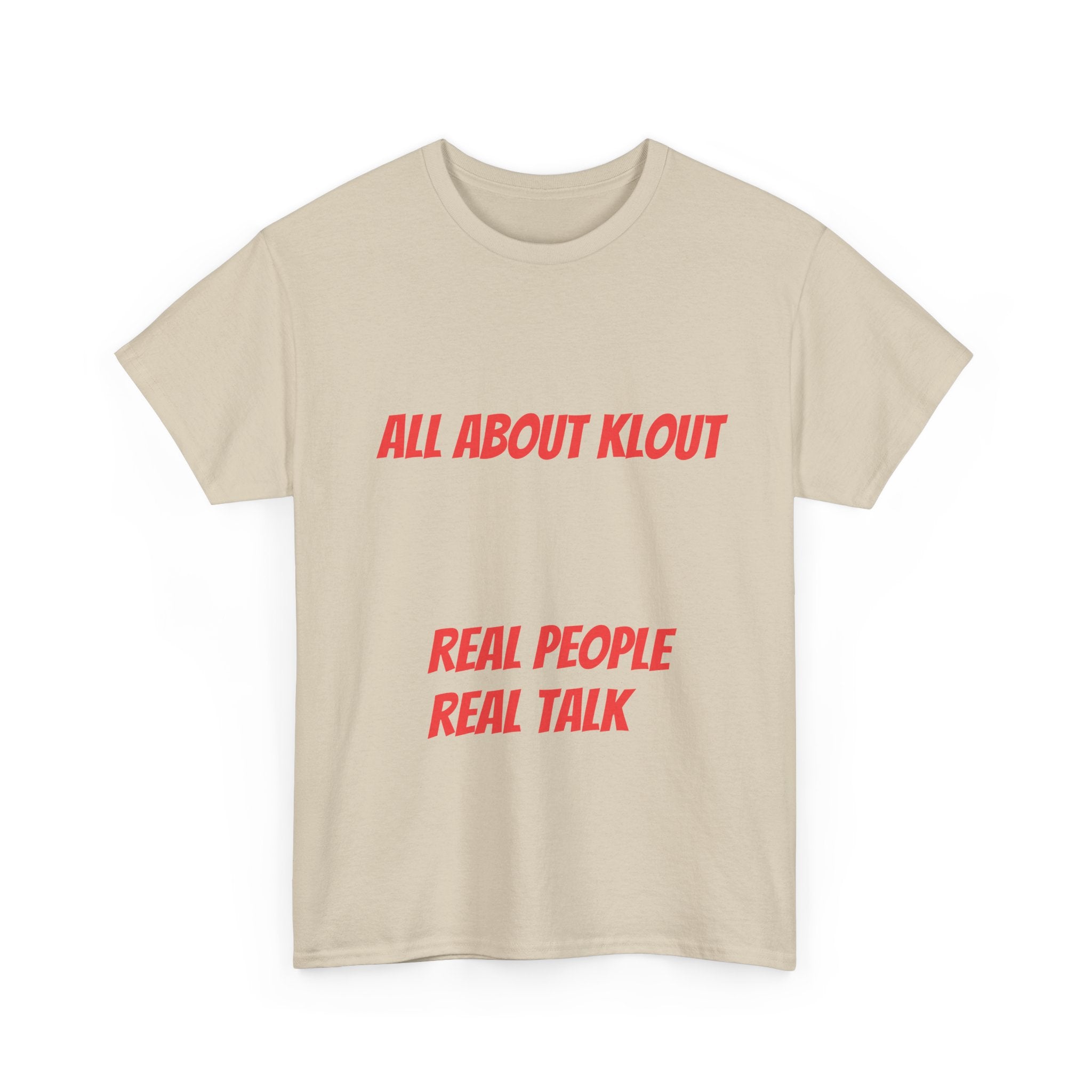 All About Klout Unisex Heavy Cotton Tee