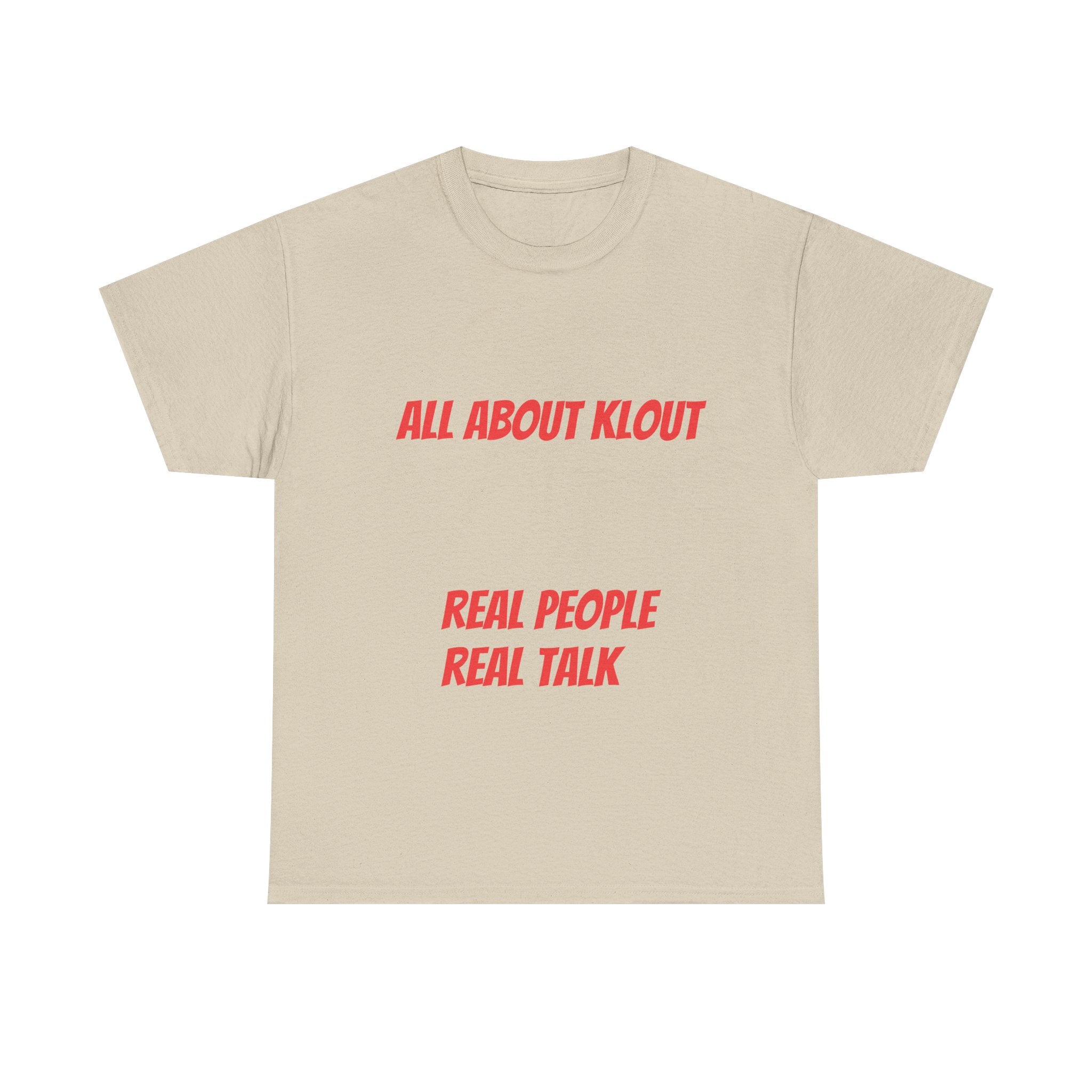 All About Klout Unisex Heavy Cotton Tee