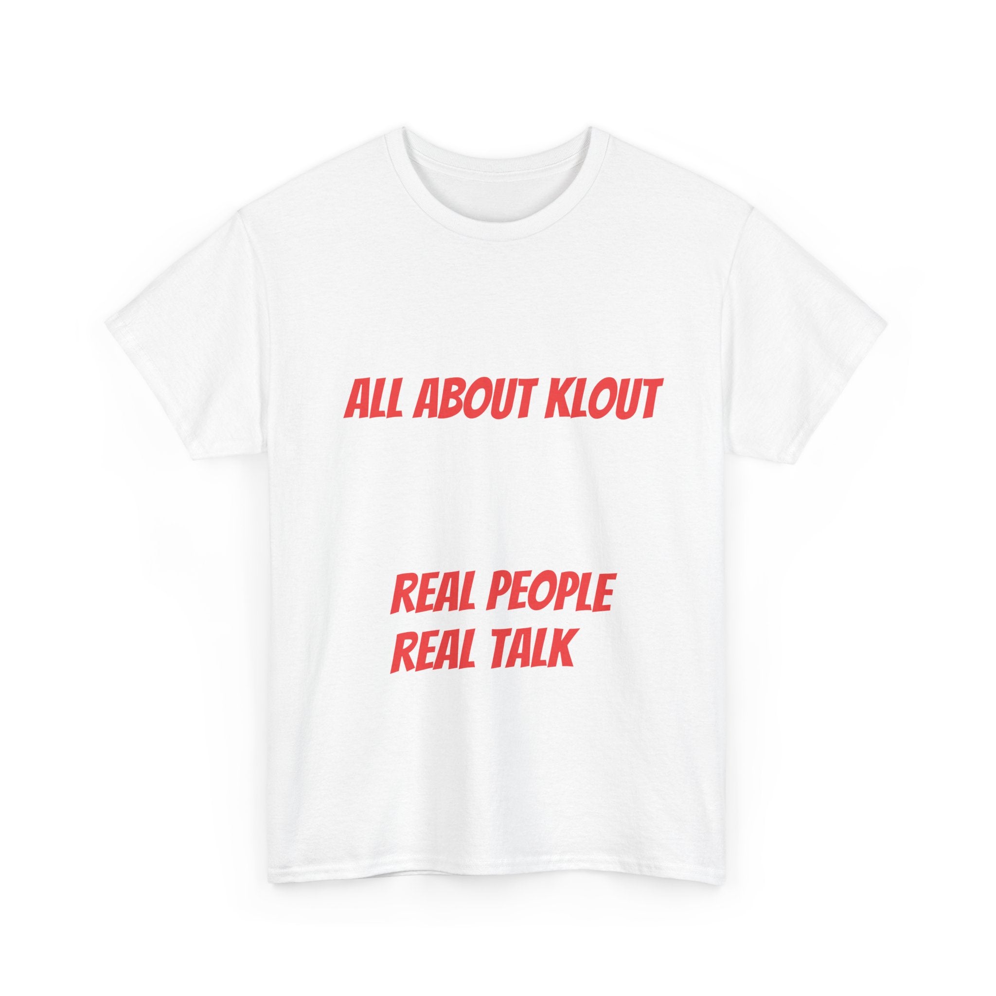 All About Klout Unisex Heavy Cotton Tee