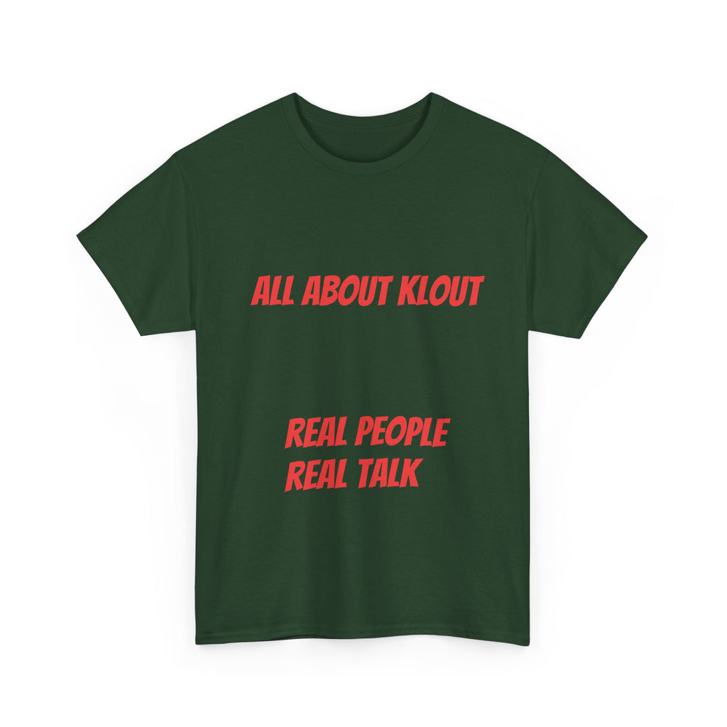 All About Klout Unisex Heavy Cotton Tee