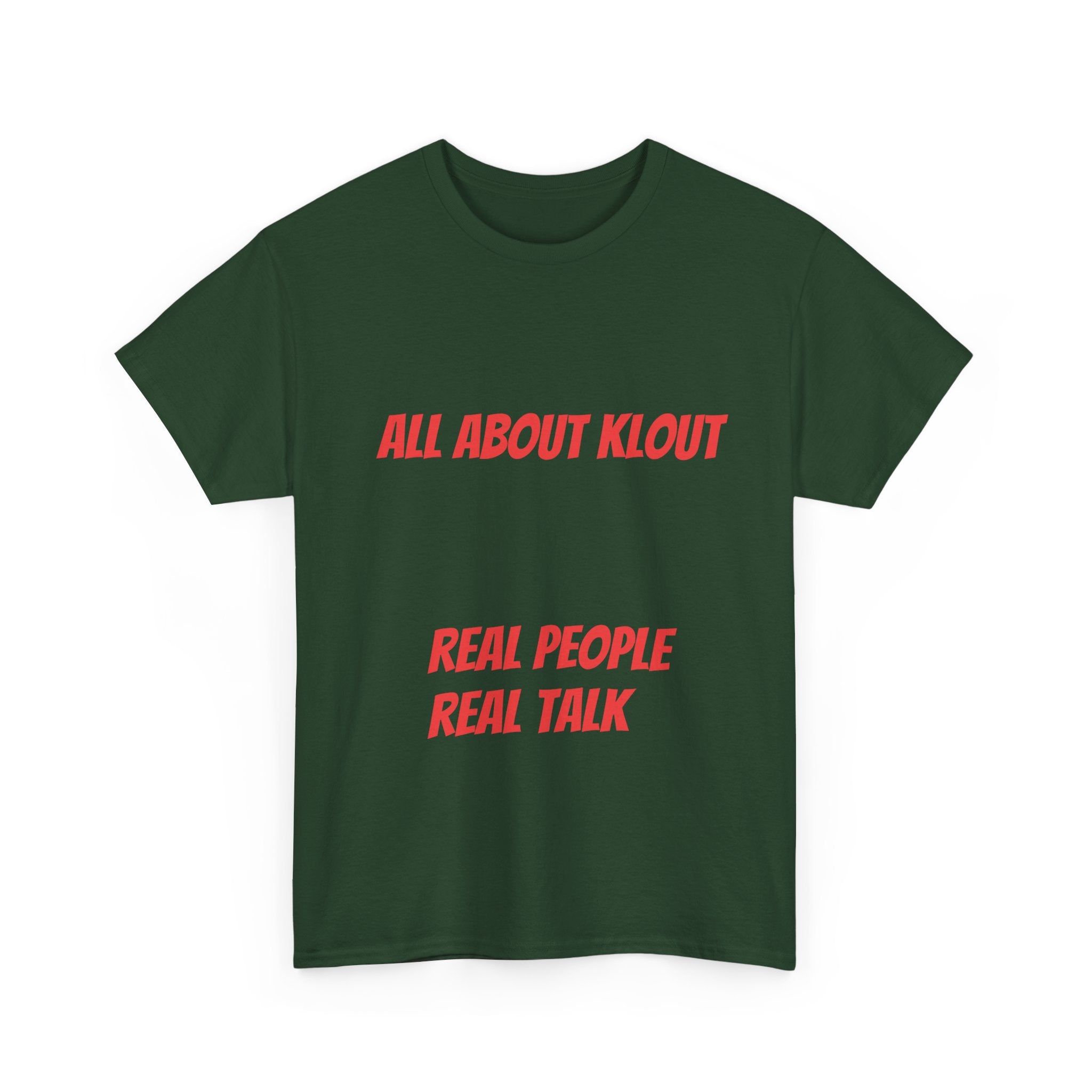All About Klout Unisex Heavy Cotton Tee