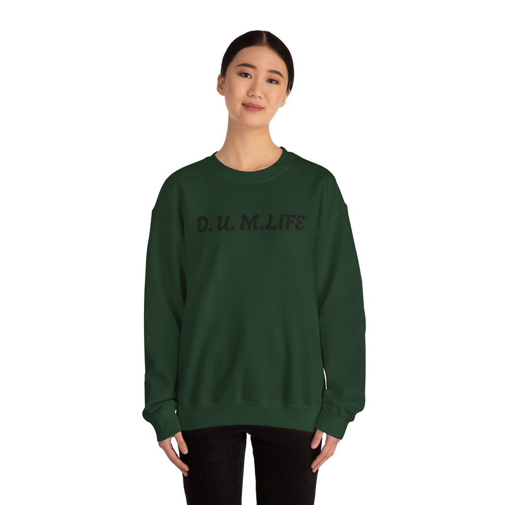 D.U.M. LIFE Crewneck Sweatshirt — Dreaded Urban Male Graphic Crewneck