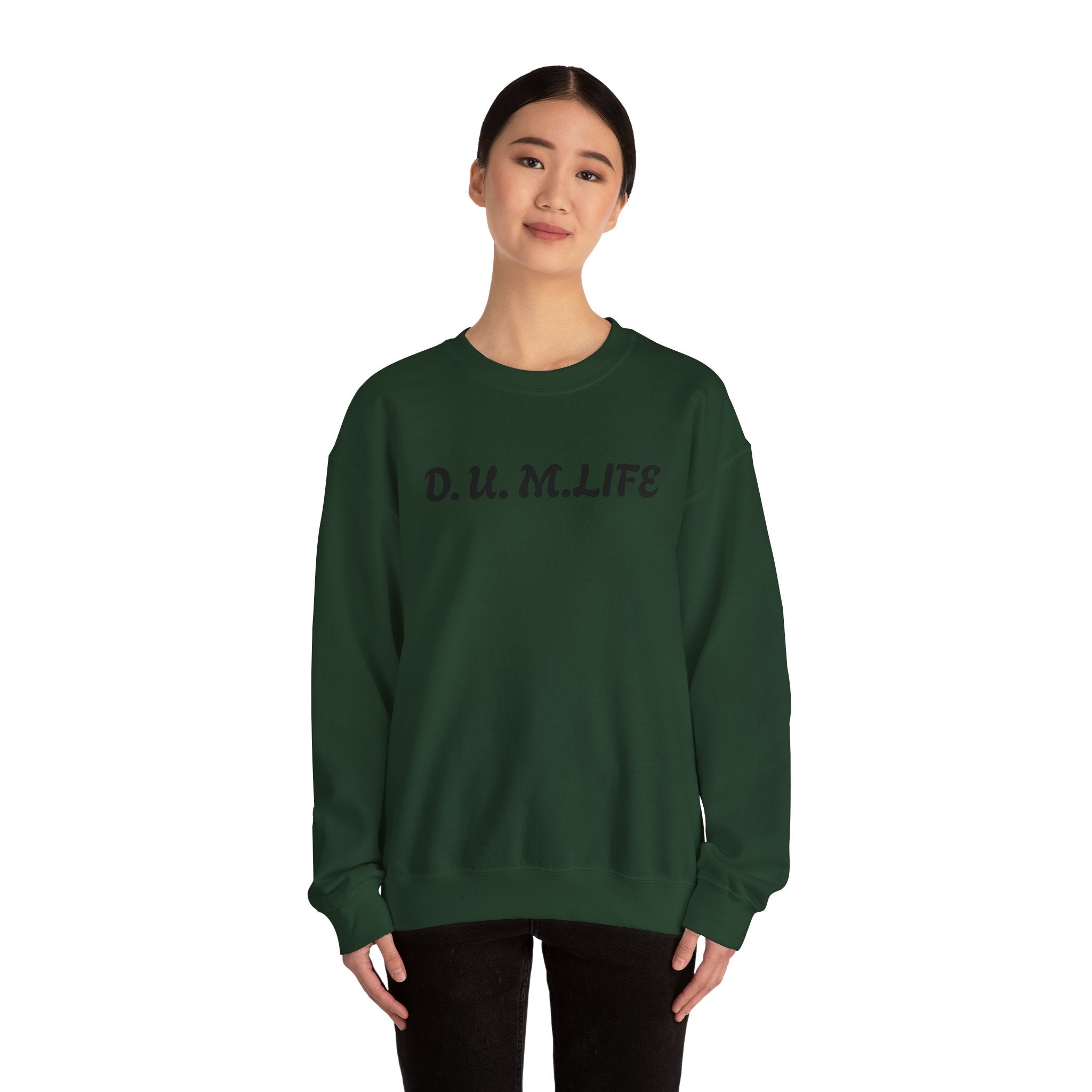 D.U.M. LIFE Crewneck Sweatshirt — Dreaded Urban Male Graphic Crewneck