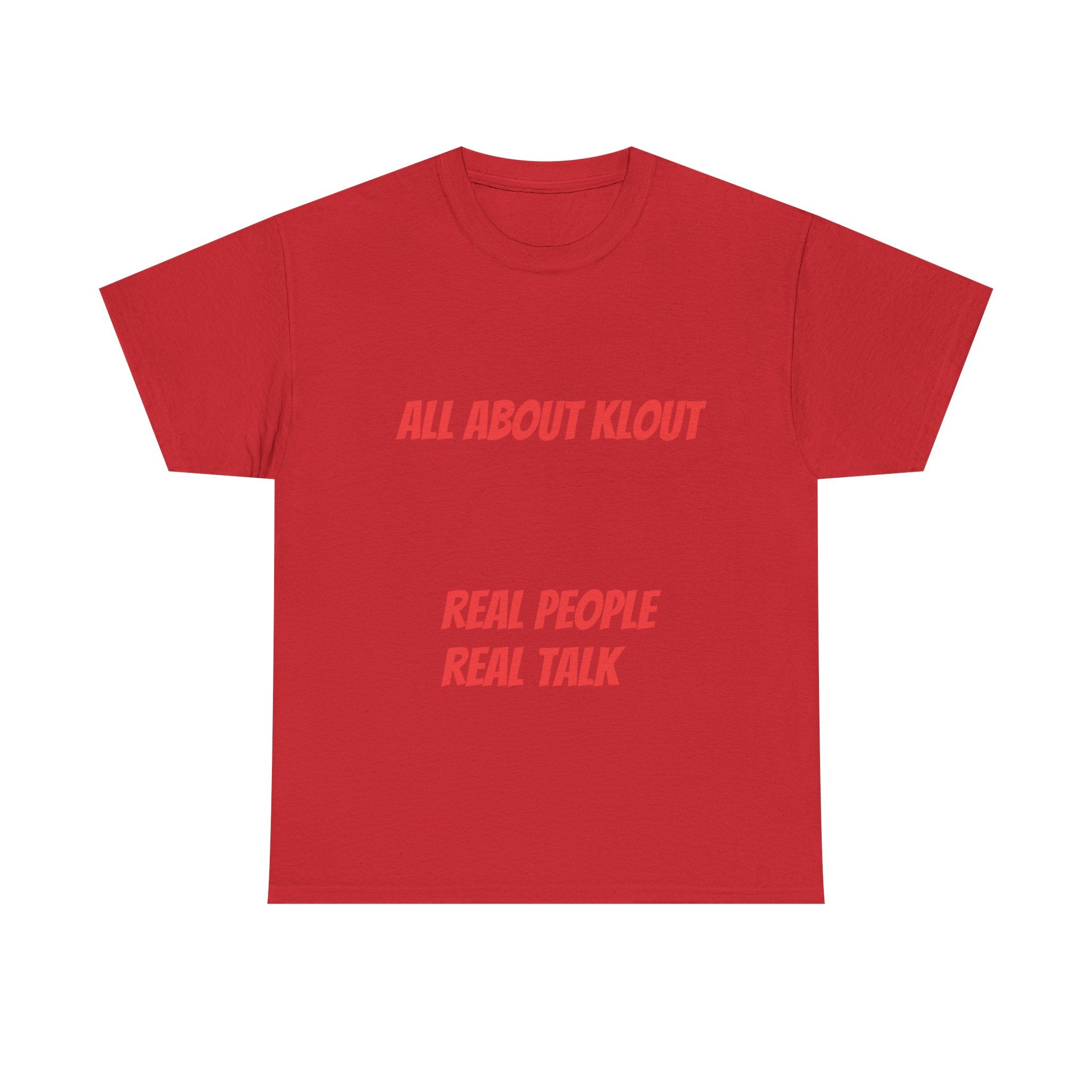 All About Klout Unisex Heavy Cotton Tee