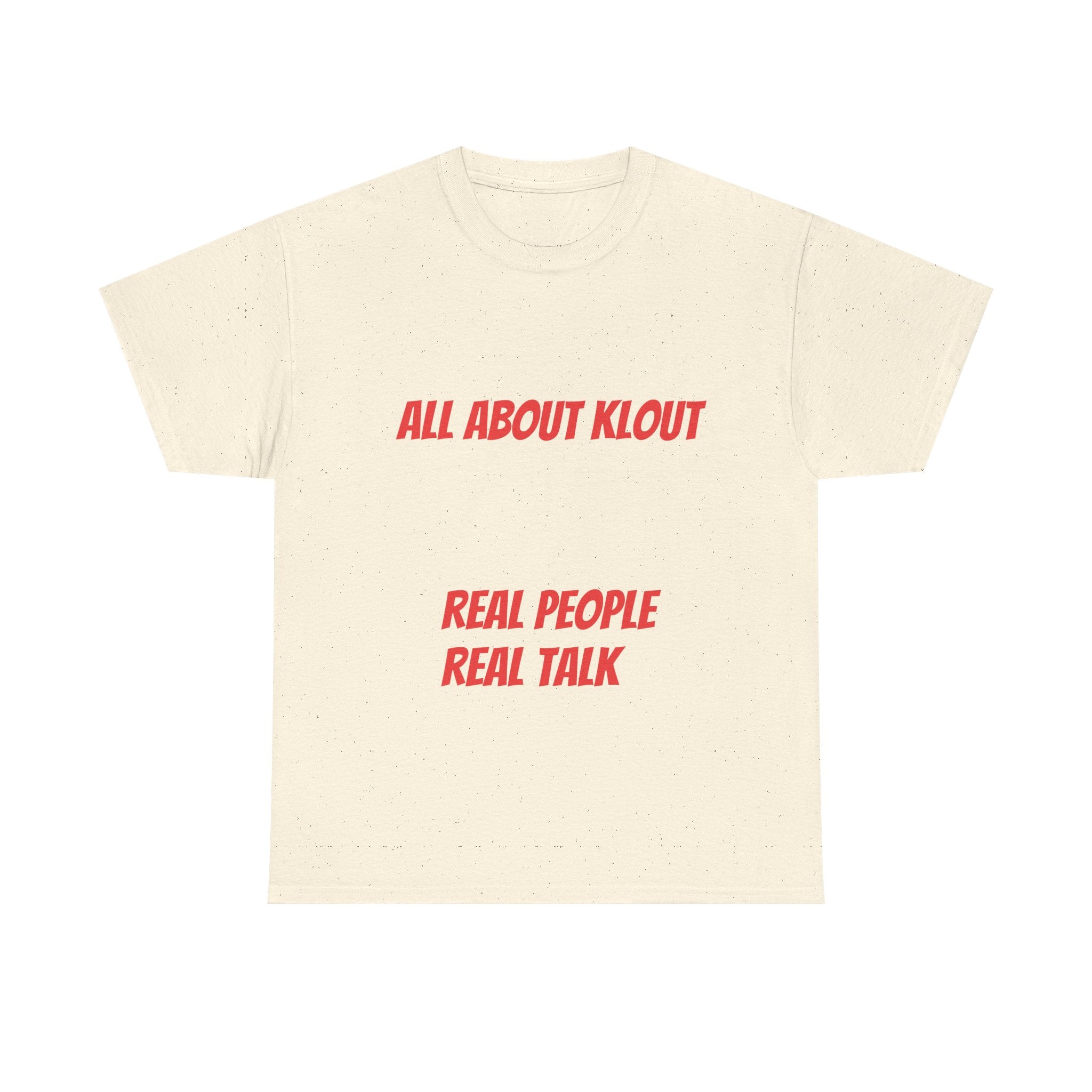 All About Klout Unisex Heavy Cotton Tee