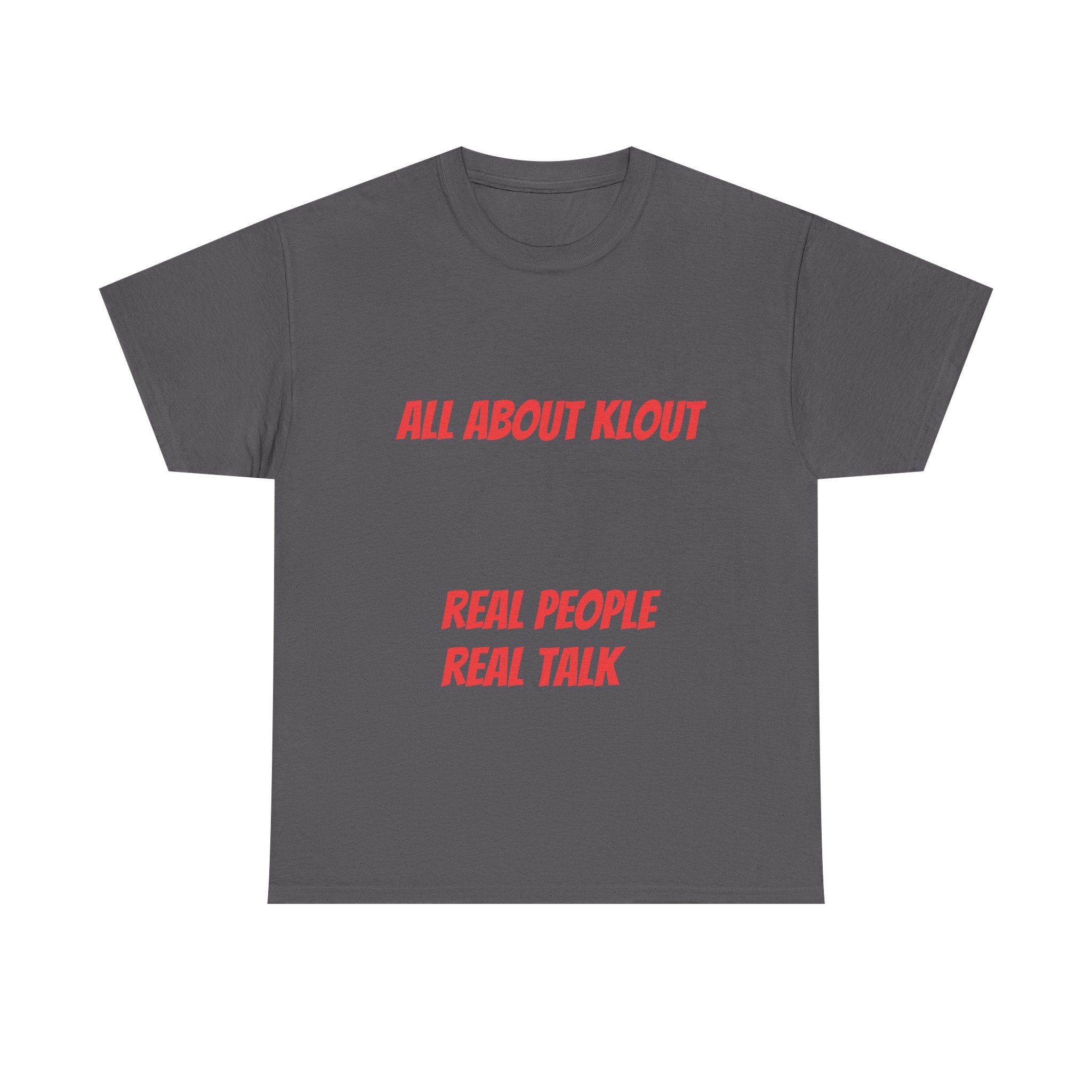 All About Klout Unisex Heavy Cotton Tee