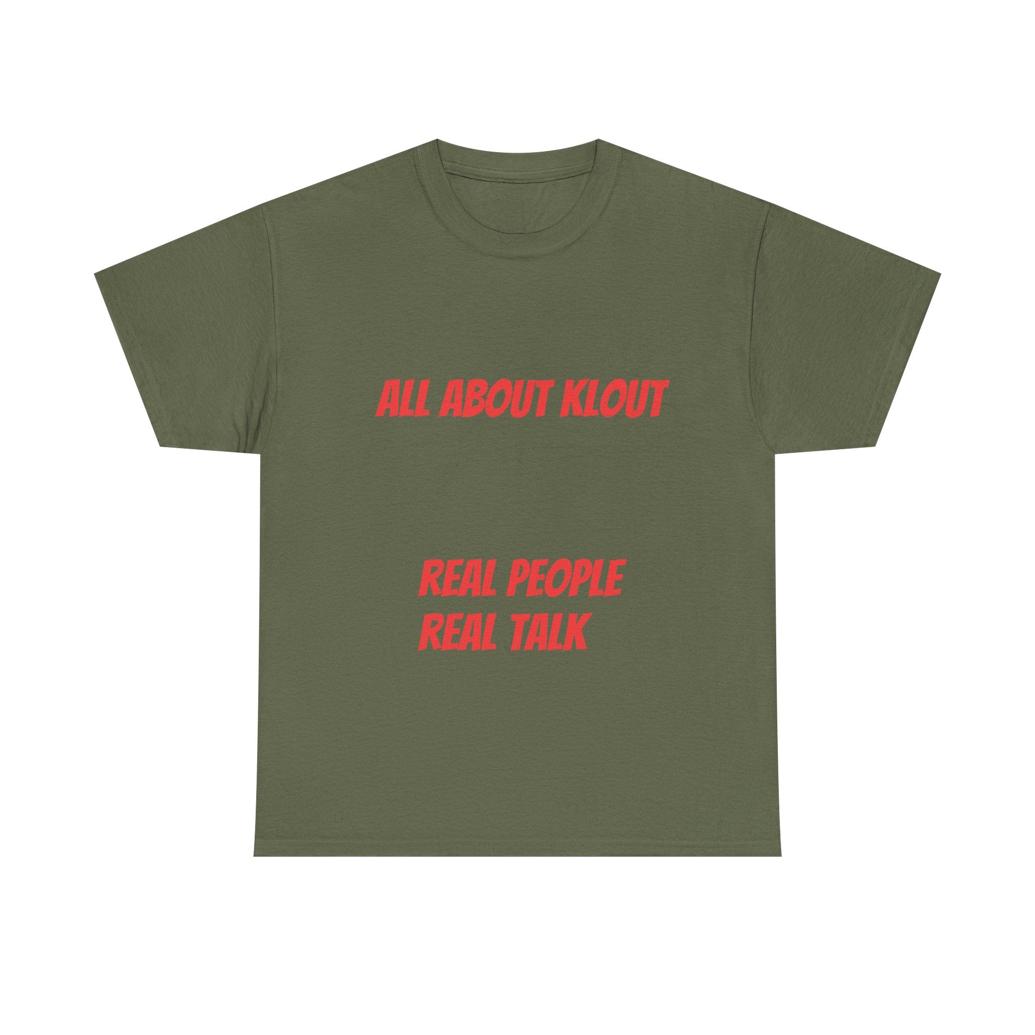 All About Klout Unisex Heavy Cotton Tee