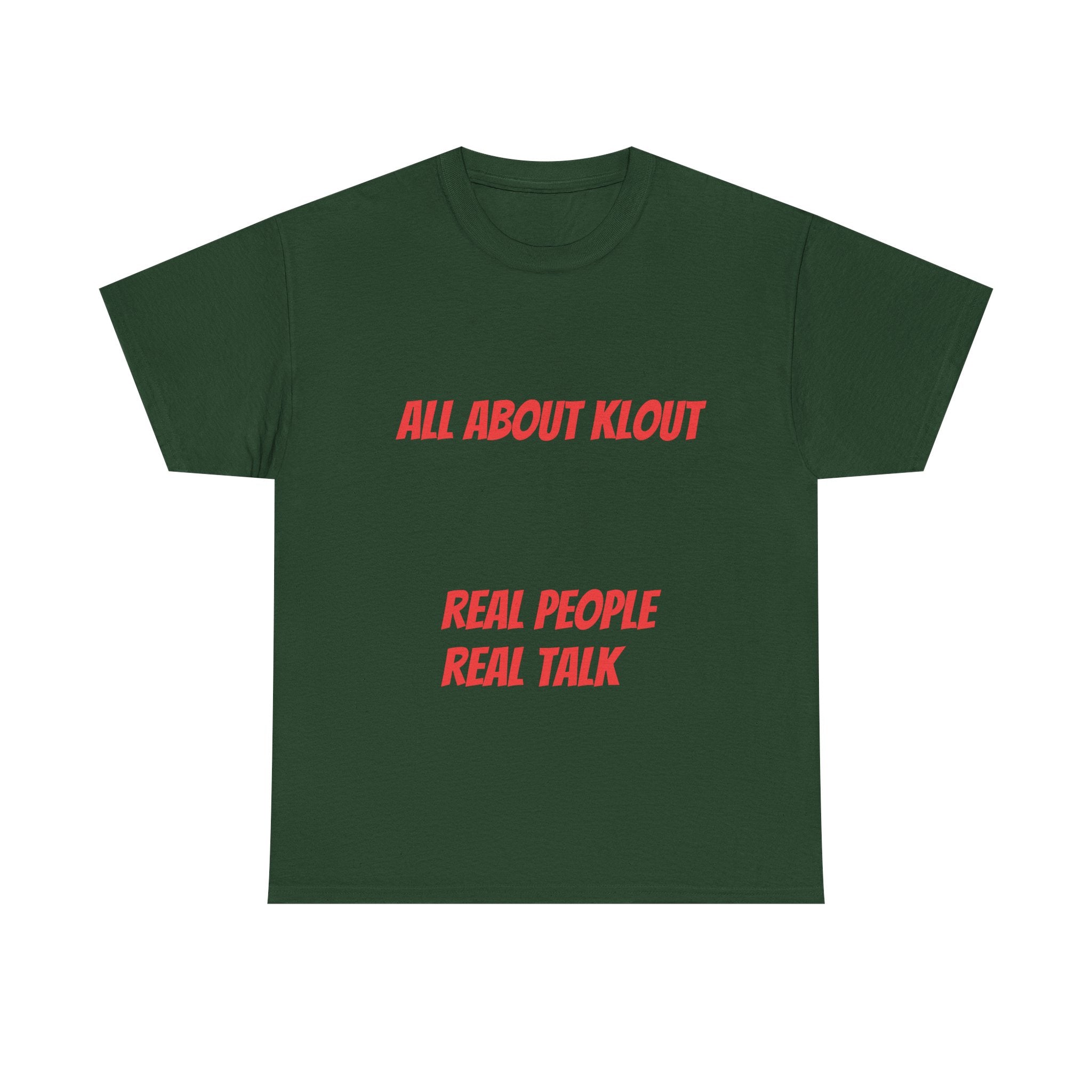 All About Klout Unisex Heavy Cotton Tee