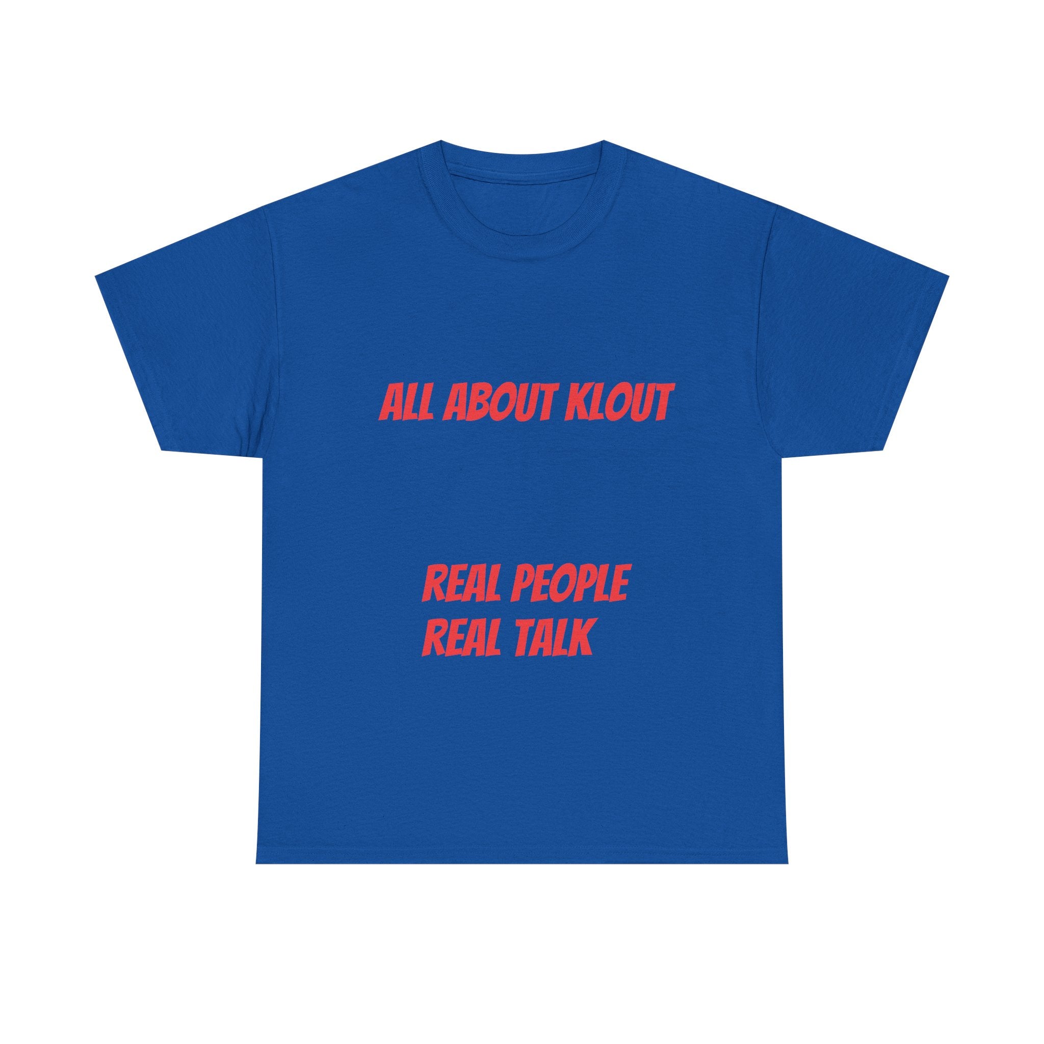 All About Klout Unisex Heavy Cotton Tee
