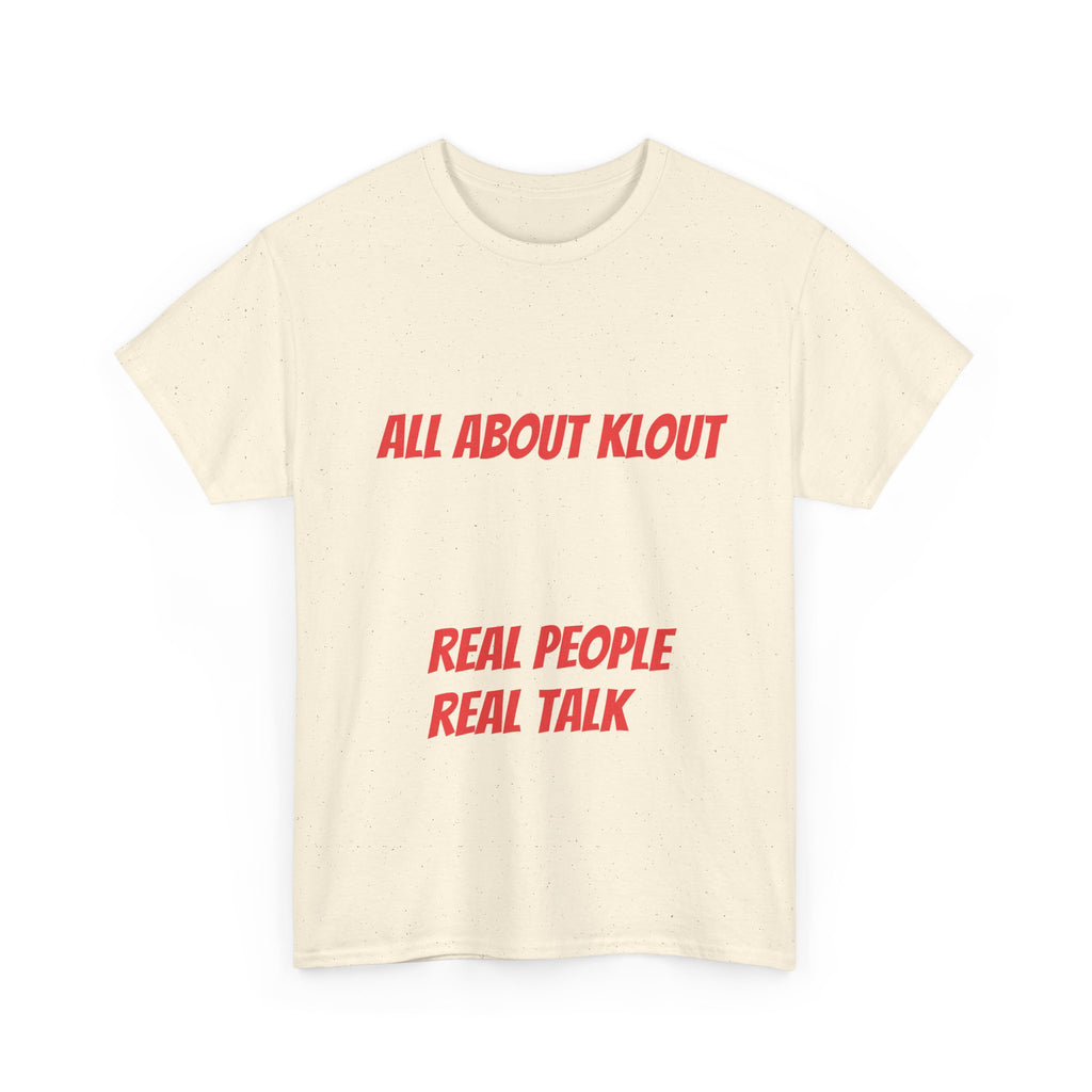All About Klout Unisex Heavy Cotton Tee