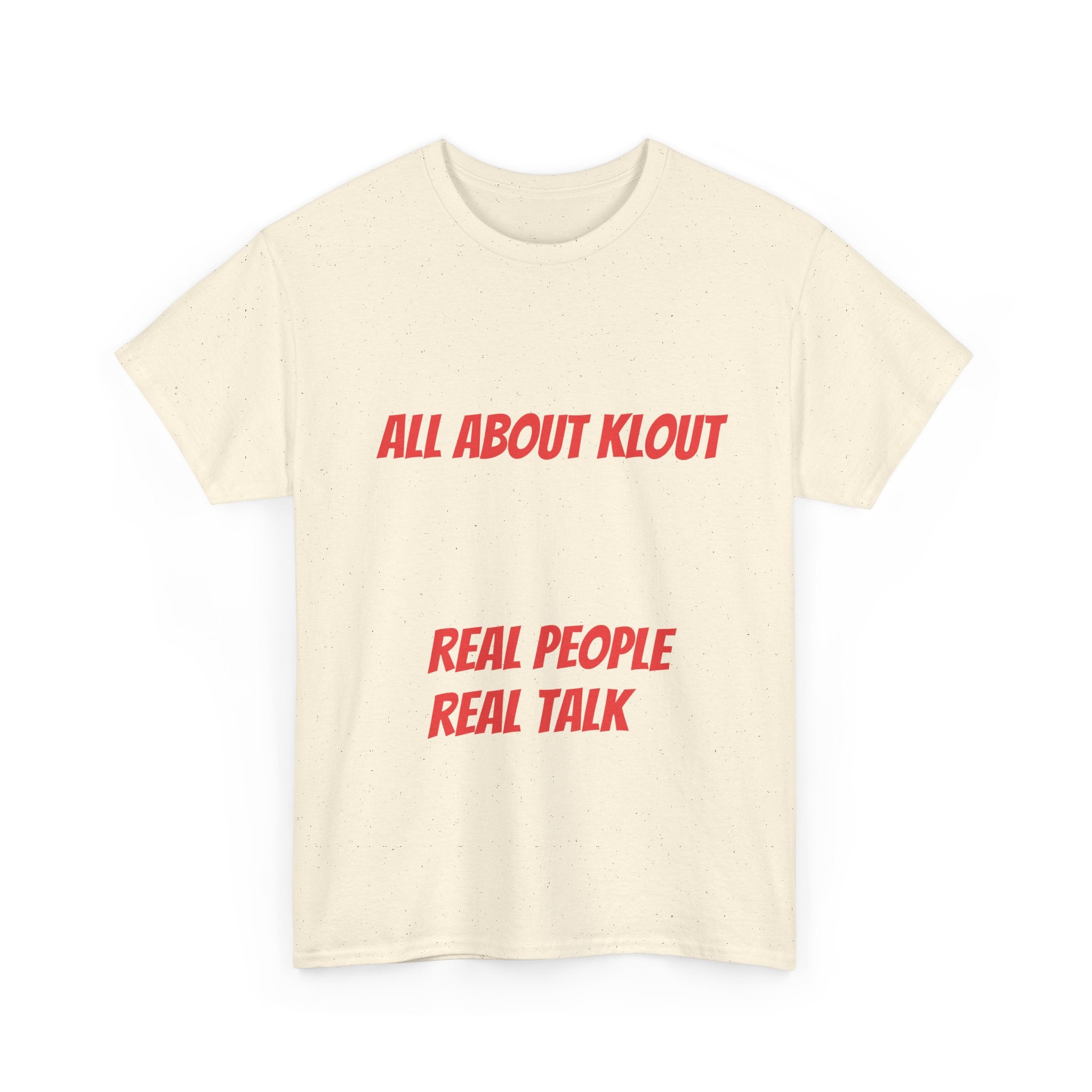 All About Klout Unisex Heavy Cotton Tee