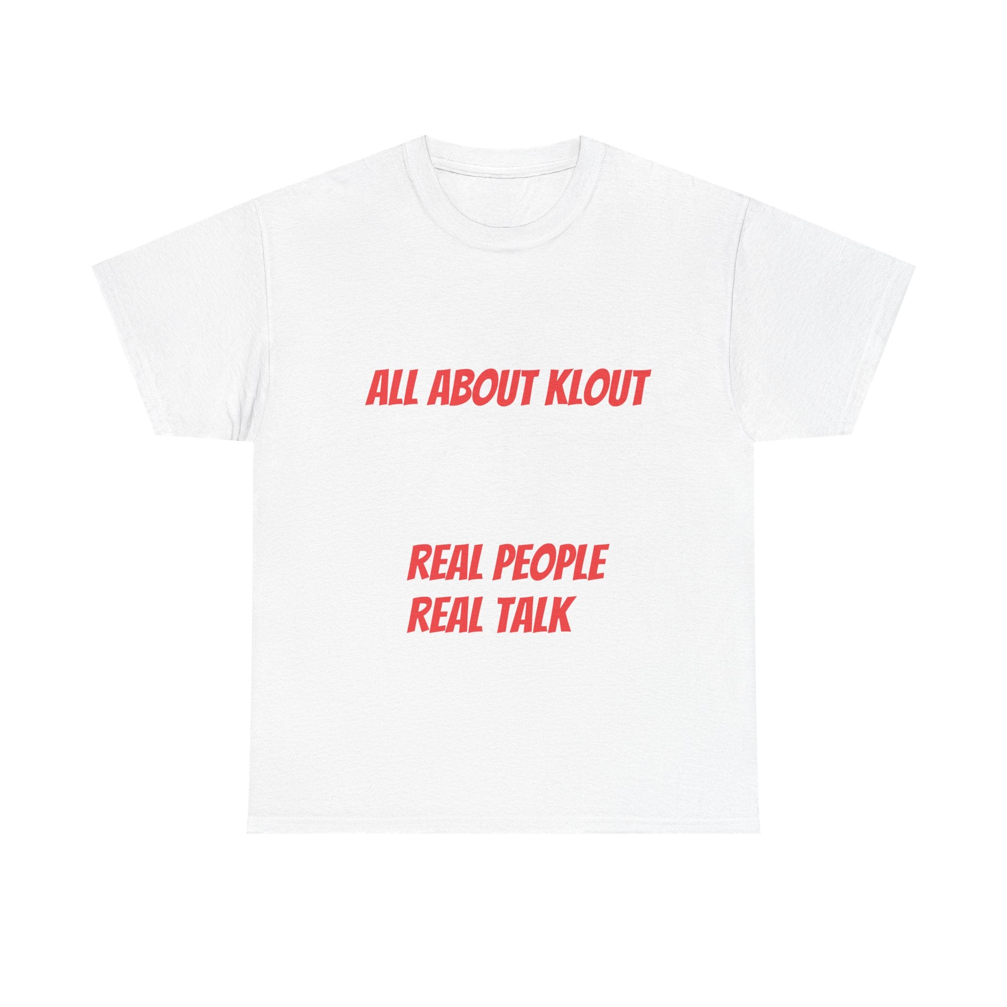 All About Klout Unisex Heavy Cotton Tee