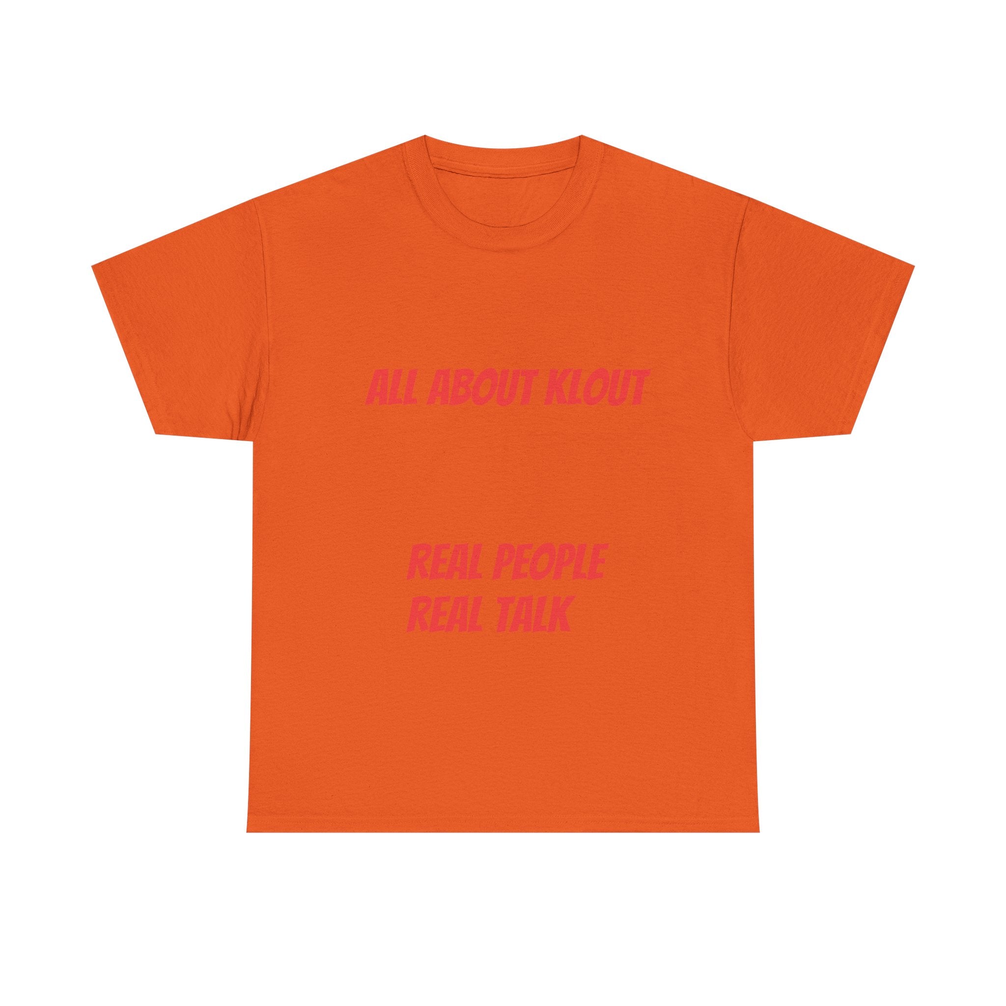 All About Klout Unisex Heavy Cotton Tee