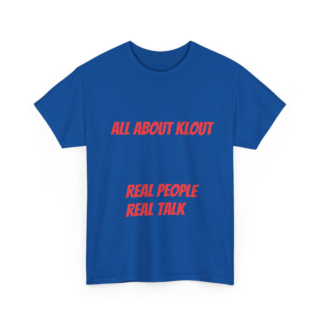All About Klout Unisex Heavy Cotton Tee