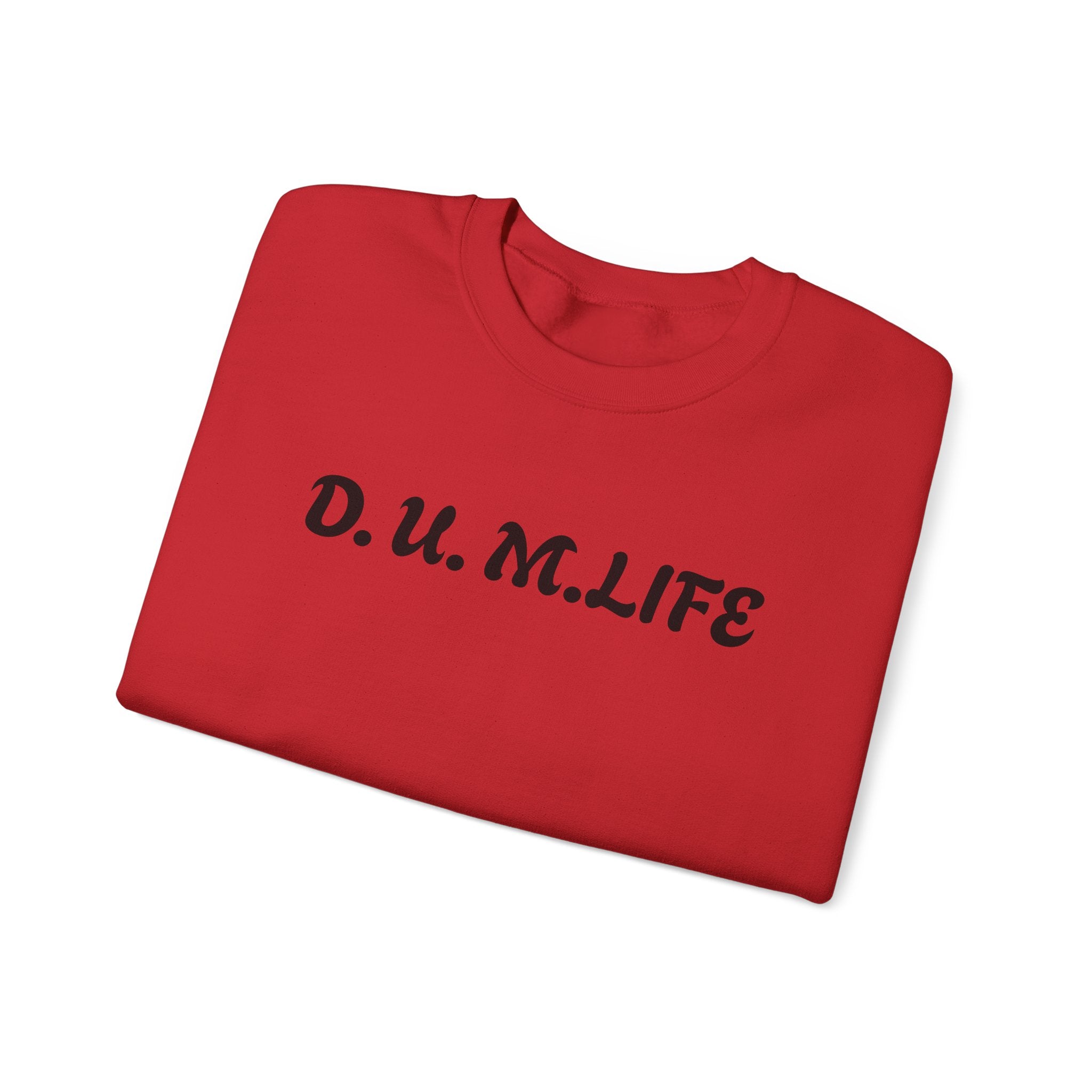 D.U.M. LIFE Crewneck Sweatshirt — Dreaded Urban Male Graphic Crewneck