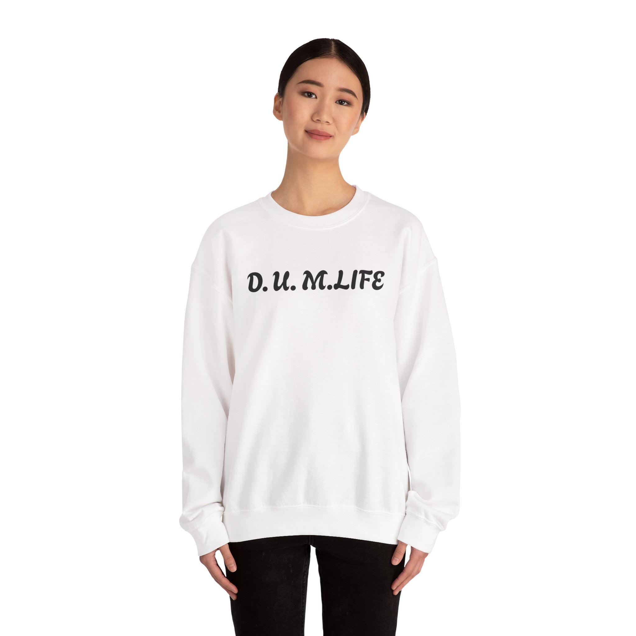 D.U.M. LIFE Crewneck Sweatshirt — Dreaded Urban Male Graphic Crewneck