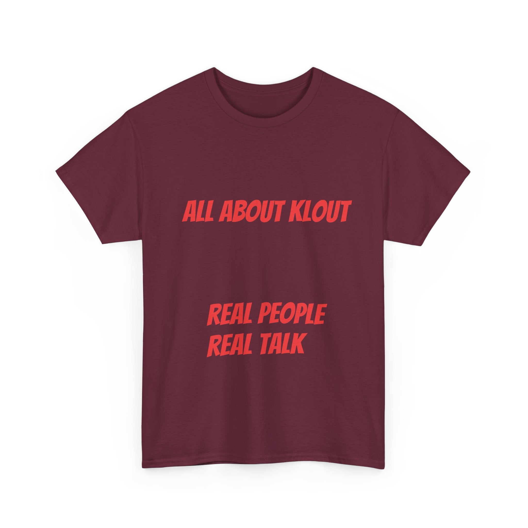 All About Klout Unisex Heavy Cotton Tee