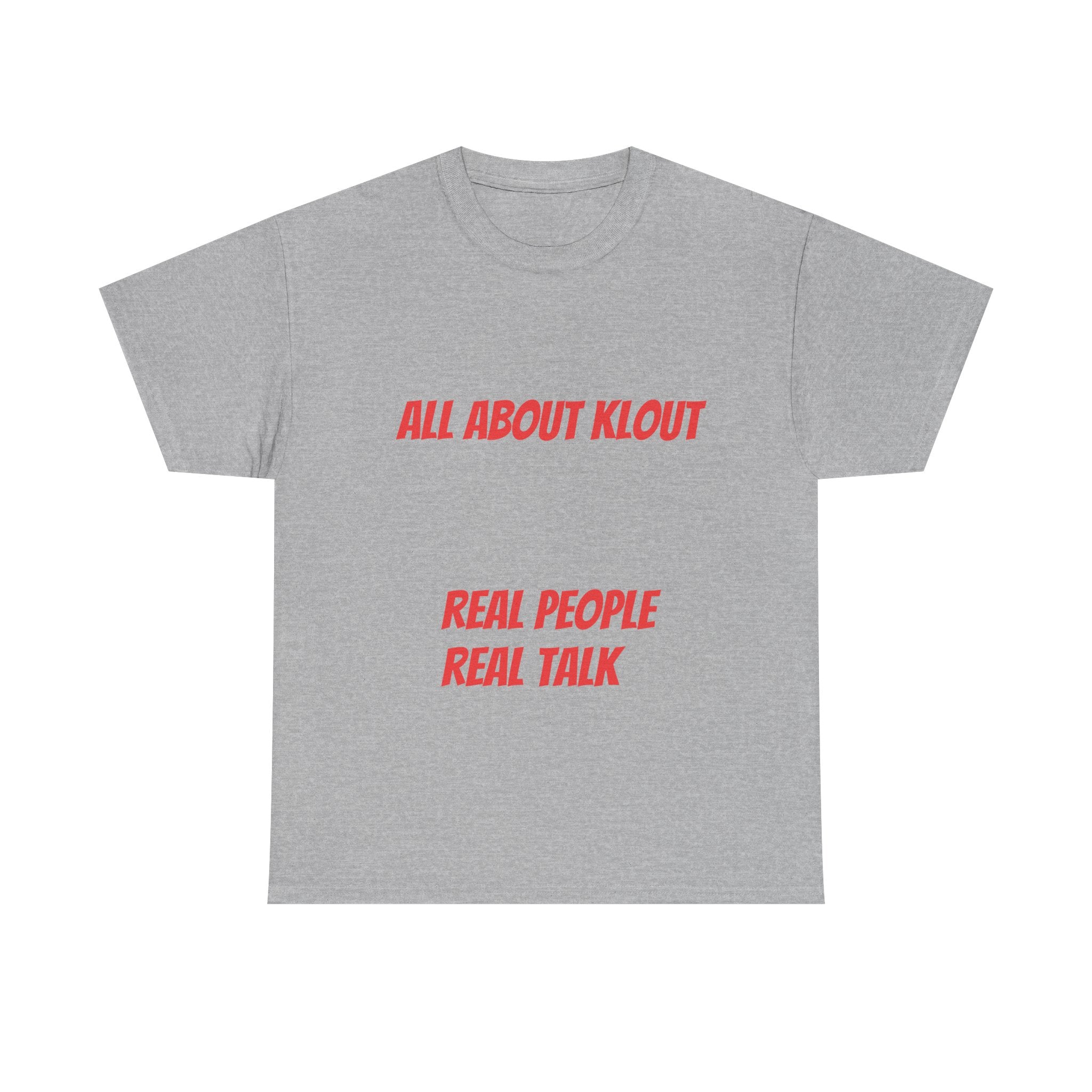 All About Klout Unisex Heavy Cotton Tee