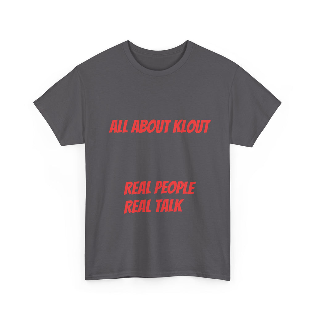 All About Klout Unisex Heavy Cotton Tee