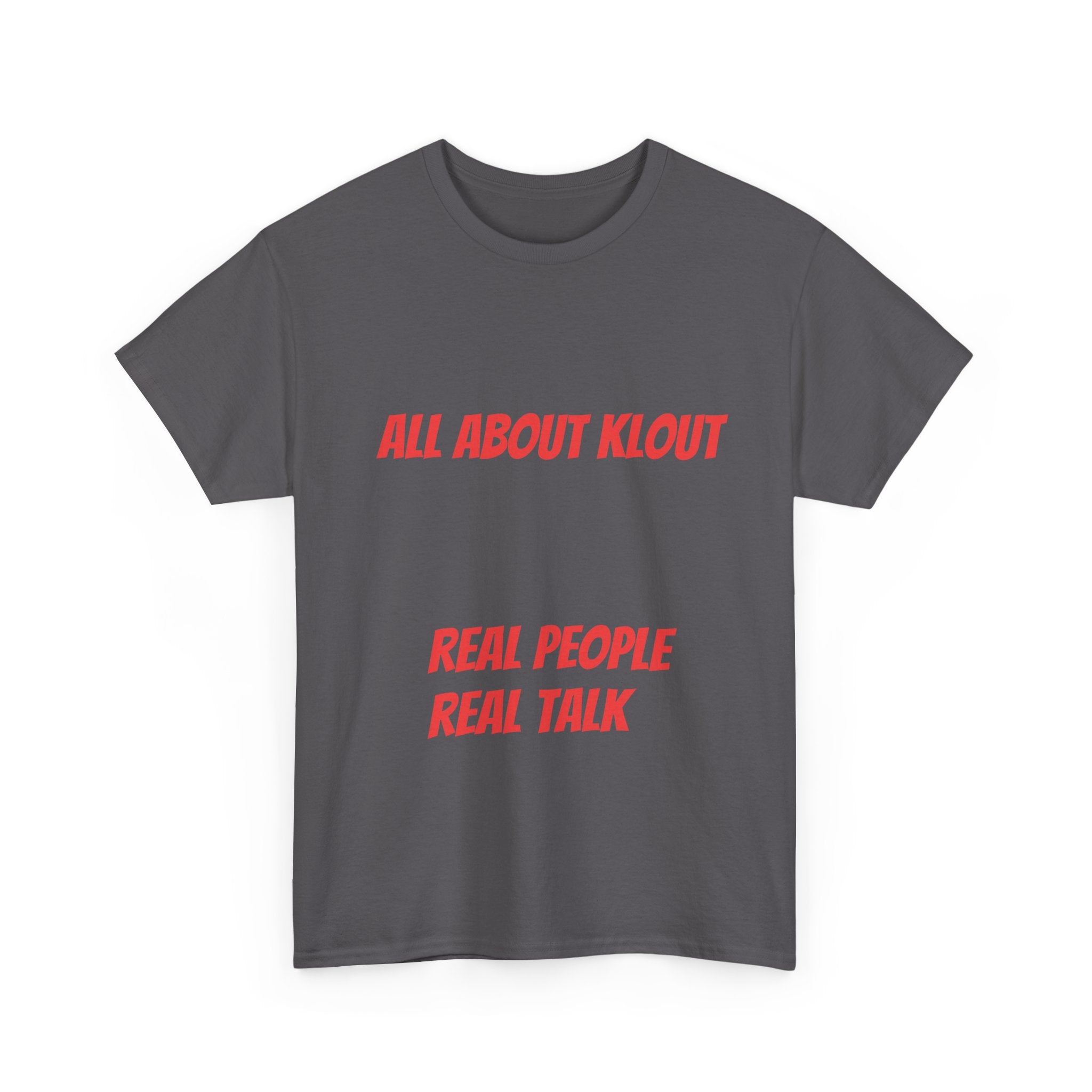 All About Klout Unisex Heavy Cotton Tee