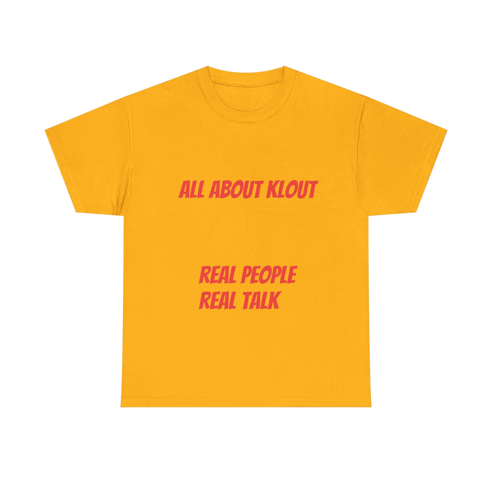 All About Klout Unisex Heavy Cotton Tee