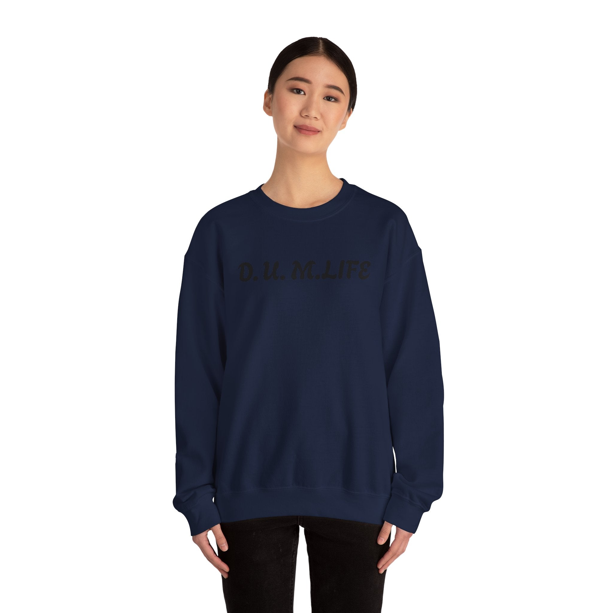 D.U.M. LIFE Crewneck Sweatshirt — Dreaded Urban Male Graphic Crewneck