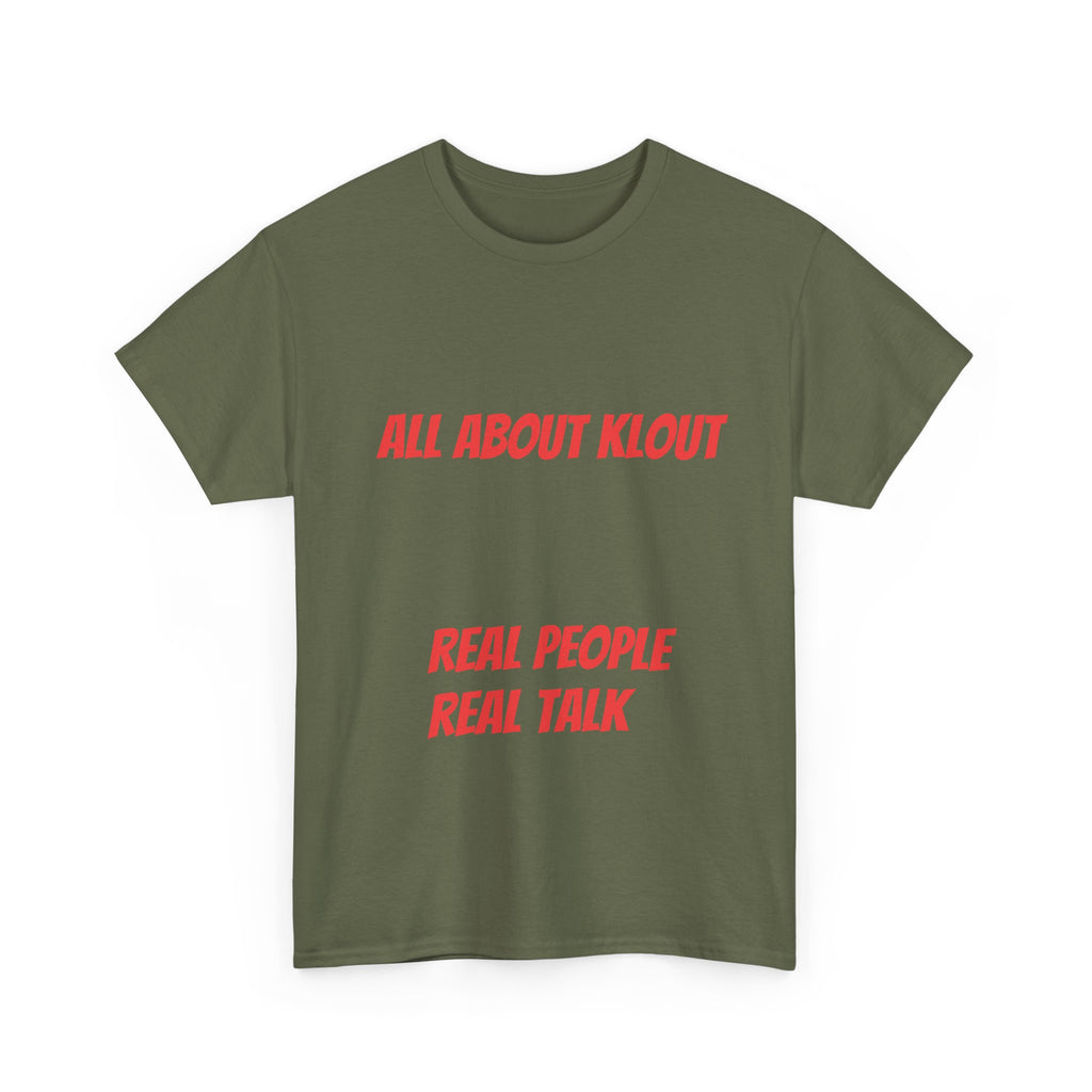 All About Klout Unisex Heavy Cotton Tee
