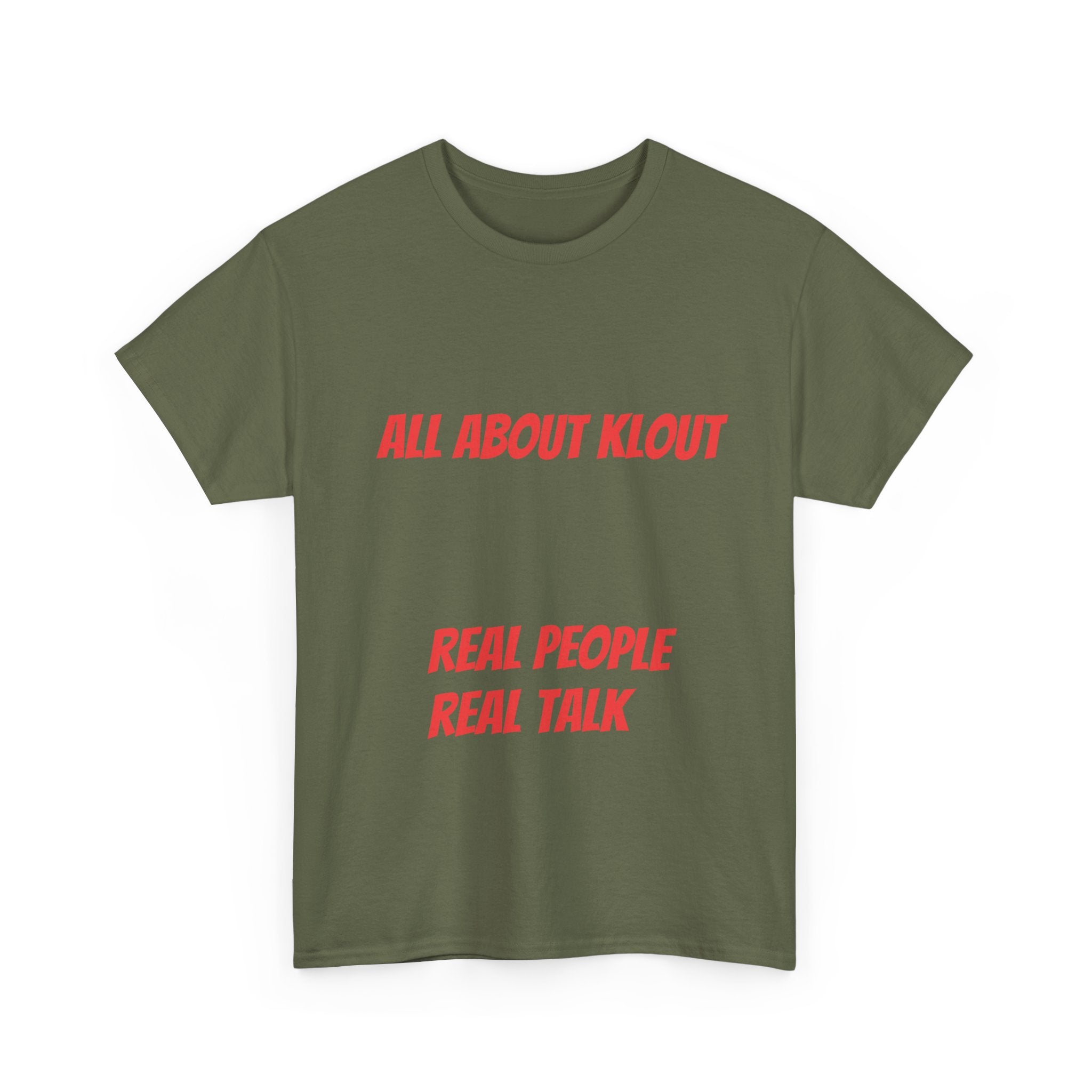 All About Klout Unisex Heavy Cotton Tee